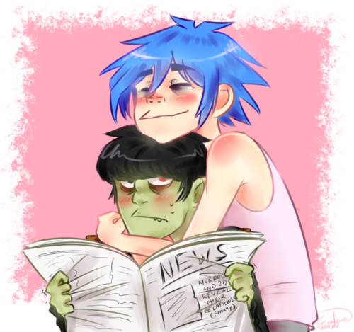 xxkaibutsukoxx:  I’m trashAlso have I mention this is my fave pose to draw my otp when one is tol and one is short?–