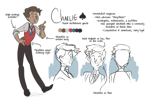 someone awhile back wanted a reference of my oc Charlie from my comic Sooner Spoken so here’s a quic