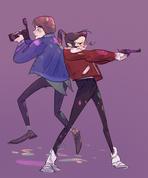 downtongaby: Just finished Stranger Things!!! I loved this monster-hunter duo.