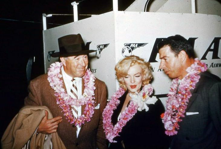 Infinitemarilynmonroe — Marilyn Monroe, Joe Dimaggio, And Lefty O'Doul...