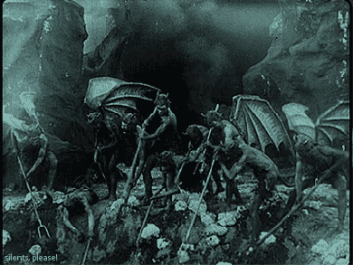 slobbering:  L’Inferno (Italy 1911) L'Inferno is a 1911 Italian silent film, loosely