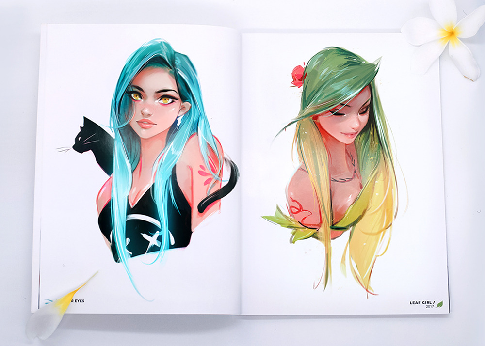 rossdraws:  MY BOOK BLOOM IS HERE!! 🌸 It’s my first publication and I’m super
