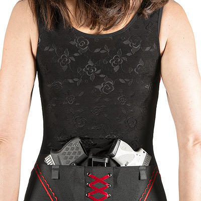 mahjongnookulus:  purrsona5:  mahjongnookulus:  gunrunnerhell:  Can Can Concealment A line of specialized concealment holsters for women who carry. They come in different colors and trims for both the waist and thigh models. The red and black “Valentine’s