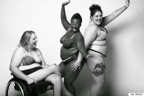 jolene-cuisine:  huffingtonpost:  #EmpowerALLBodies Is What A Truly Diverse Plus-Size Campaign Looks LikeBody love activist Jes Baker was disappointed by the lack of diversity in Lane Bryant’s #ImNoAngel campaign, so she made her own series of ads.Baker’s