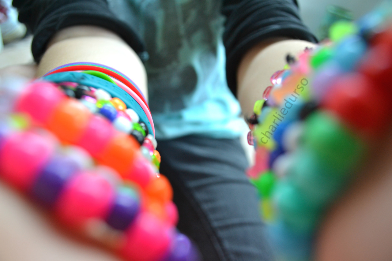 charliedurso:  My kandi, I’m really proud of this picture *-*