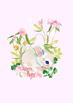 dansedelune:  The springtime bunny Digital