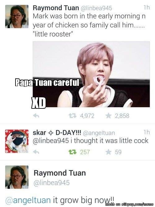 kpop-kdrama-kvariety: I SWEAR, Mark’s DAD Is The Most Hilarious Dad I Have Ever Seen! 
