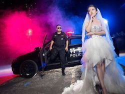 themarsultor:  officialfrenchtoast:  Chinese SWAT officer unable to get time off 24 hr shift to take wedding photos. Studio comes to his station instead. [via]  Everybody needs to step they game up I swear this shit goes so hard. 