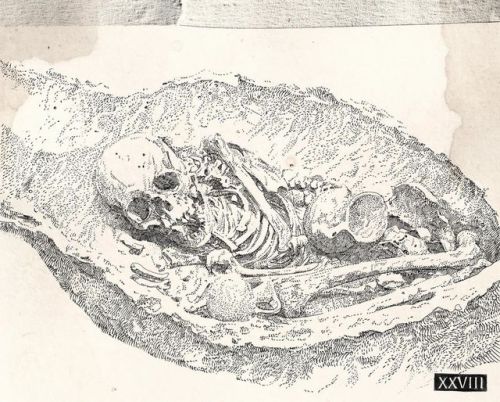 Burial study 28.1.2019 #sketchbook #skeleton #bones www.instagram.com/p/B0fkJzggtO-/?igshid=