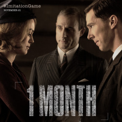 weinsteinco:      One month until The #ImitationGame opens in theaters on November 21. What are you most excited for?      