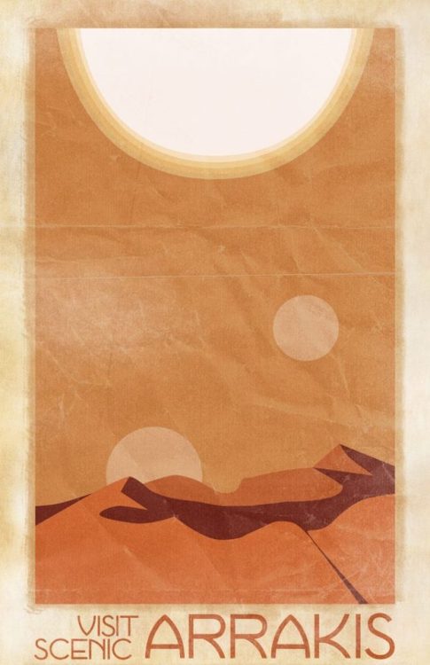 Visit Scenic Arrakis art print by Alan Tippins
