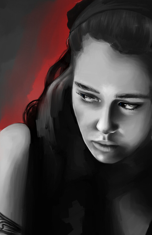 clexa-fanart:  Lexa by betweensky  Support the artist on: deviantart / instagram