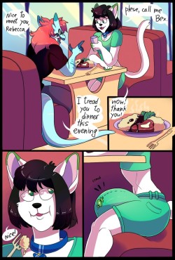 vore-for-all:  This is how most of Rebecca’s dates go, with her boyfriend or girlfriend becoming her thick, creamy load~  Rebecca is mine  Gary belongs to Naritsu on FA and he is also the artist  This was done for me as a complete surprise gift and