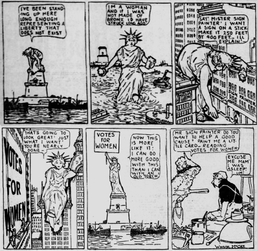 yesterdaysprint:Winsor McCay in the Pittsburgh Post-Gazette, Pennsylvania, March 22, 1912