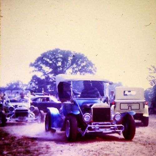 Duelling #tbucket action! Circa 1971 #hotrodhistory #vintagecar #hotrod #hamb #oldslides #nsra #nhra