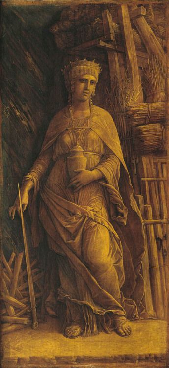 centuriespast: Andrea MantegnaPadua 1431 – Mantua 1506DidoAbout 1500Tempera and gold on linen 