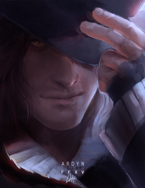 hypherrr: Painting of Ardyn!!  **Do not repost