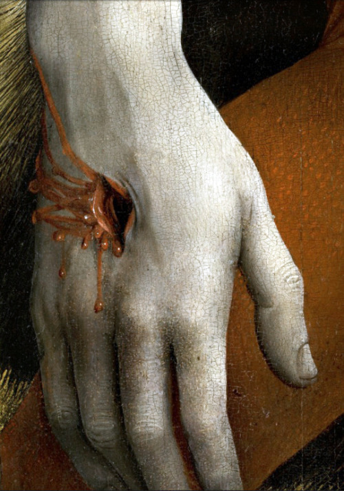 Rogier van der Weyden - The Descent from the Cross (c. 1435).___“I live a living death, my flesh is 