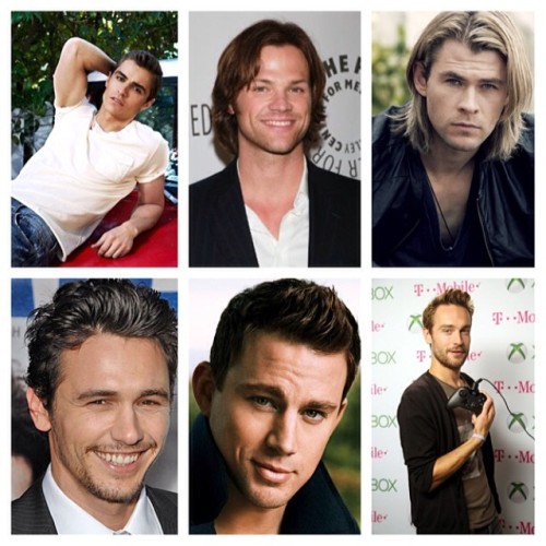 White boy Wednesday! Dave, James, Jared, Channing, Chris, and Tom! ❤️ #wbw #davefranco #jamesfranco