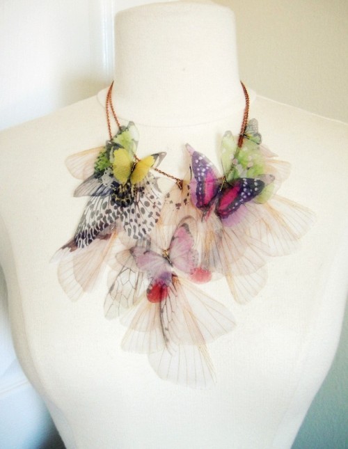 culturenlifestyle:Dainty & Exotic Butterfly Accessories by Derya AksoyIstanbul-based artist Dery