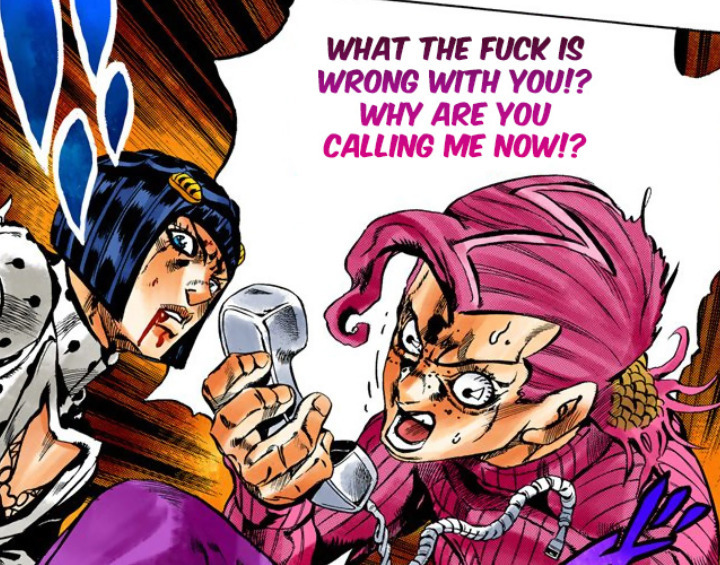 Out of context JoJo — Rude...
