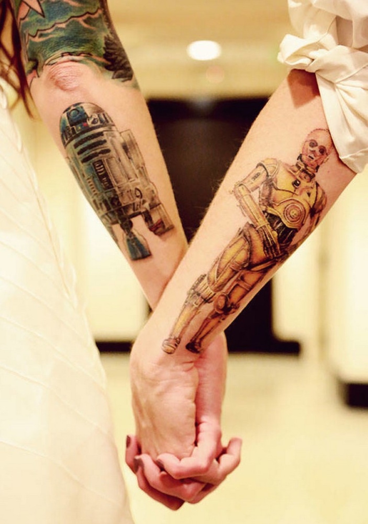 Matching Star Wars ship tattoos inked on wrists for best friends  Ship  tattoo Star tattoos Star wars tattoo