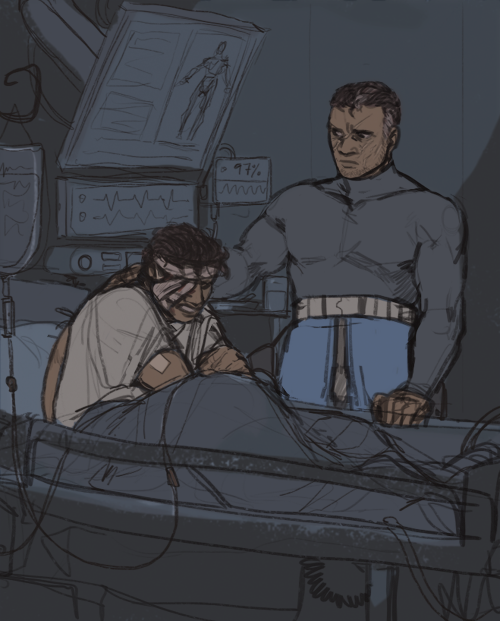 Alpha-17 Goes To See Wolffe In The Medbay After His Encounter With Ventress