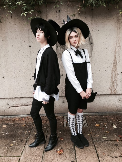 theprinceofcosplay:Witch Akaashi and Kenma based off of @mookie000‘s art for halloween expo this p