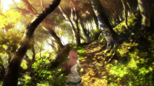 Nagi no Asukara episode 1 (art director Higashiji Kazuki)Art director Higashiji Kazuki is indispensa