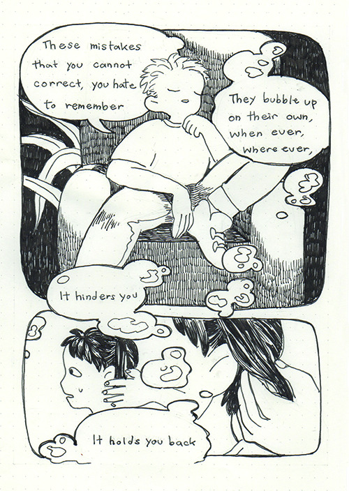 hakobore:  comic for a zine~! 