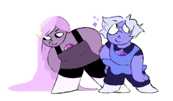 gemfuse:  2 whole amethysts