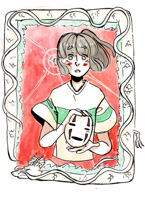Spirited away~ Promarkers are cool. I like them. And I like this movie too.