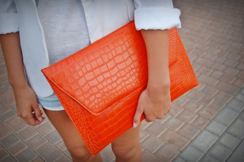 (via Fashion Orange Clutch)