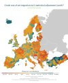 Net migration rate (population change not attributable to births and deaths) in Europe, 2018.
by @milos_agathon