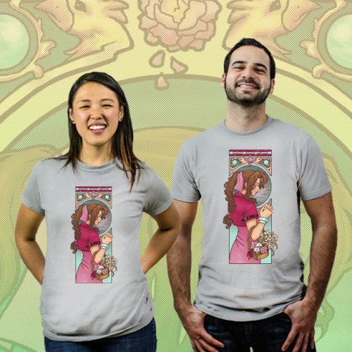 theyetee: Ancient Flower Girl + Avalanche Nouveau by Jacey Chase $11 Tees / $25 ZipUps for 24h only 