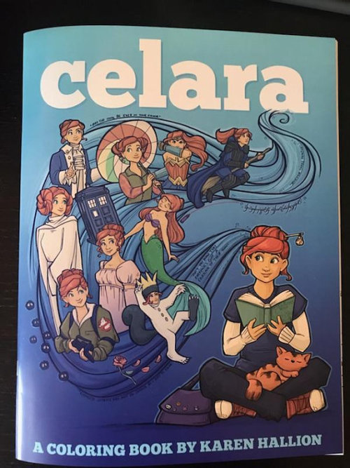 Excited to have Celara coloring books printed up! They are now in my Etsy store, and we are running 