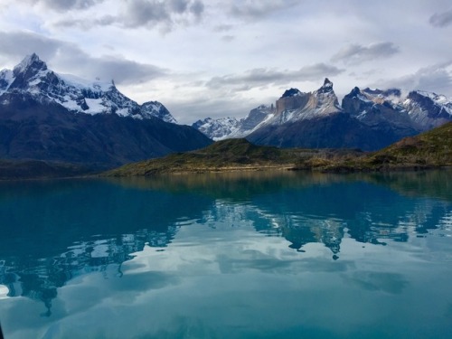 A Hidden Lake Amid Towers of Blue.Lago Pehoe is a lake nestled in the Torres del Paine National Park