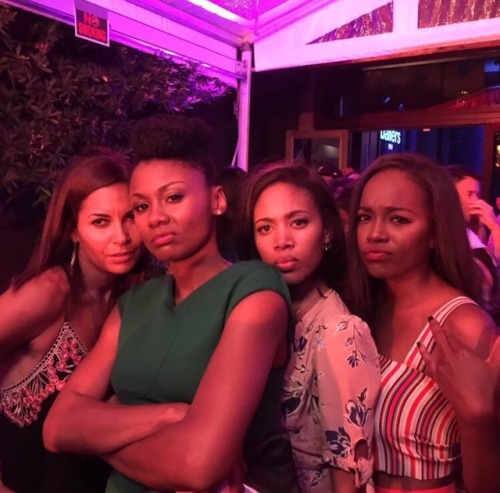 blackactressesdaily: nikkibeharie Thanx @malcolmdlee abff @sallirichwhit @ajanaomi_king @