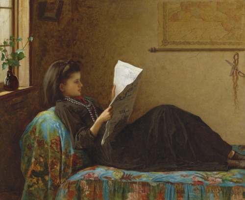 adreciclarte:  News, 1872 by Eastman Johnson