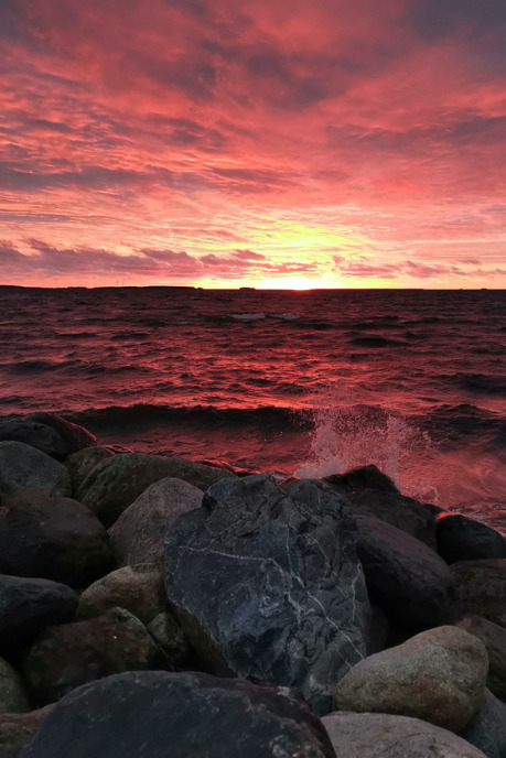lsleofskye:  Sunset in Northern Finland, 25th September. - (Anonymous Submission)