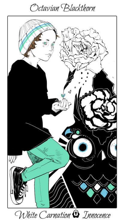 cassandraclare:The Blackthorn family. Flower cards by Cassandra Jean.