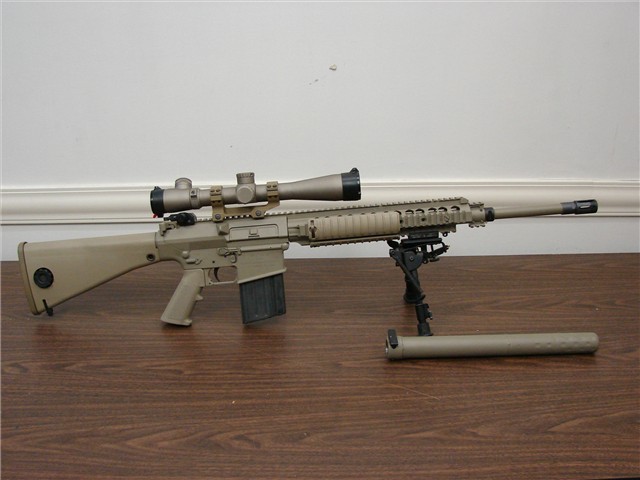 gunrunnerhell:  Knights Armament M110 High end military issue semi-automatic sniper