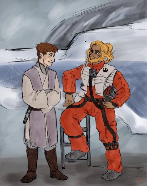 asparklethatisblue: a little Star Wars AU with Fíli/Ori for @themarchrabbit &lt;3 I wanted to draw h