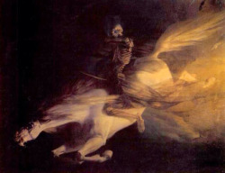 ex0skeletal:  Death on a Pale Horse by Edouard Ravel de Malval 