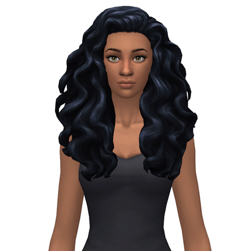 leeleesims1: Waves for Days -  A BGC Hair with Accessory Flower Woo boy, this one was a lot of 