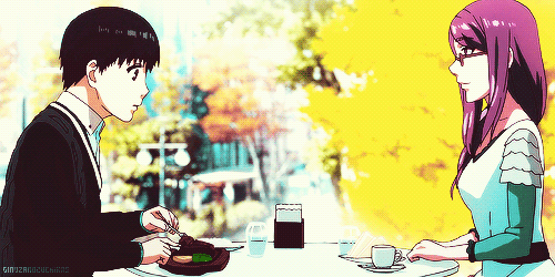 ginozanobuchikas:  ↳ Kaneki Ken happily eating human food for the last time 