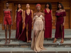 brownskinchronicles:  blackgrlsaremagic: IG: @findingpaola @aniaama @soukenarebel @rivanyri @kikabolinha @disabster  Looks like a bomb ass bridal party