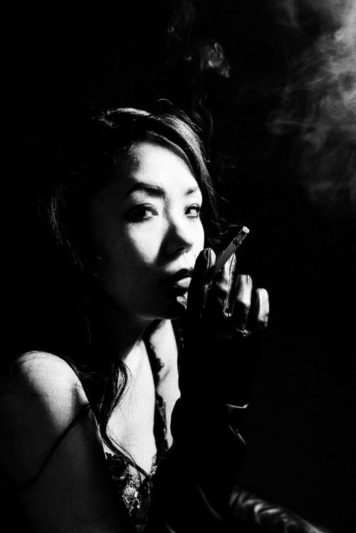 lifeinasmalltowninkyushu: the girl who always smokes Hibiki Tokiwa