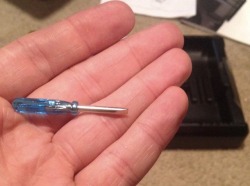 Awwww-Cute:  I See All Of Your Baby Animals And Raise You This Baby Screwdriver Leaving