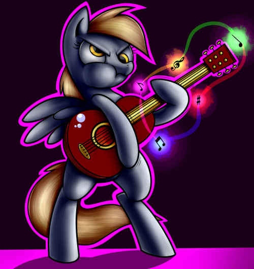 mlpfim-fanart:  Derpy Guitar Solo! (recolor) porn pictures